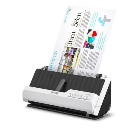 Scanner De Bureau Epson Compact DS-C330 – Blanc & Noir – B11B272402 Tunisie