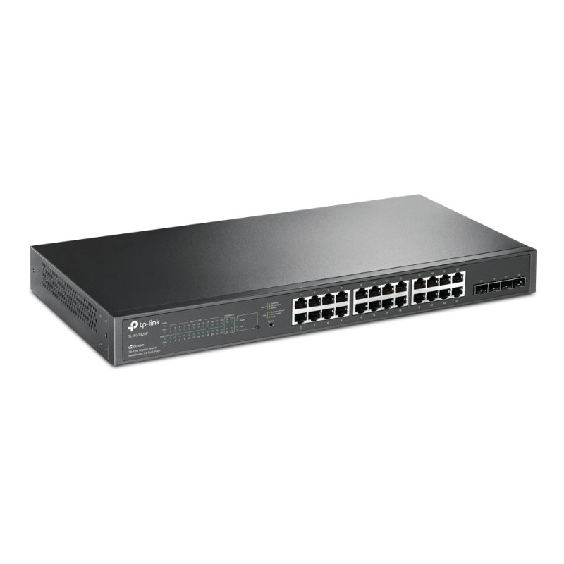 Switch Smart TP-LINK 28 Ports Gigabit avec 24 Ports PoE+ -Noir – TL-SG2428P Tunisie