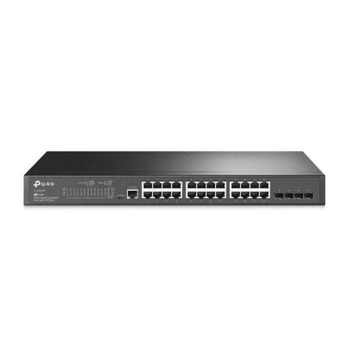 Switch Administrable Tp-link 24 Ports Avec 4 ports SFP – Noir – Tl-sg3428 Tunisie