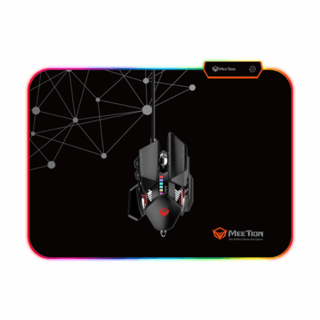 Tapis Souris RGB LED Meetion – Noir – P120 Tunisie