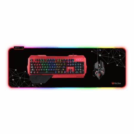 Tapis Souris RGB LED Meetion XL – Noir – PD121 Tunisie