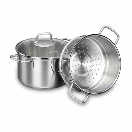 Couscoussier Perla Korkmaz 3.8 L A1521 Inox Tunisie