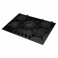 Plaque de Cuisson Focus F.417B 5 Feux 70 cm Noir Tunisie