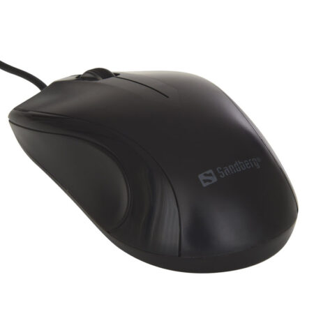 Souris Optique Sandberg USB Filaire – Noir – 631-01 Tunisie