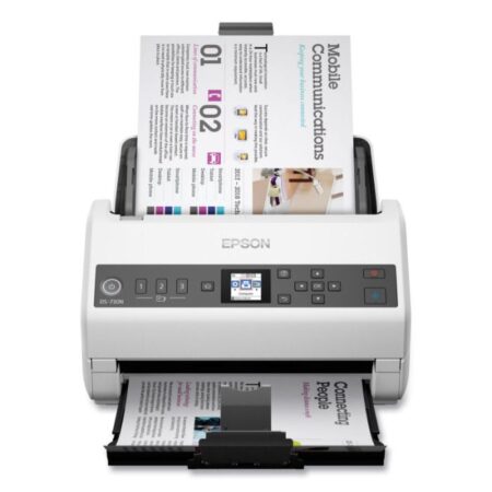 Scanner EPSON WorkForce DS-730N A4 Recto-verso Réseau – B11B259401BA Tunisie