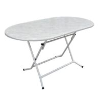 Table Sotufab Pliante Ovale 145×78 Werzalit – Marron –  TC0059MR Tunisie