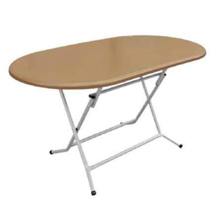 Table Sotufab Pliante Ovale 145×78 Werzalit – Marron –  TC0059MR Tunisie