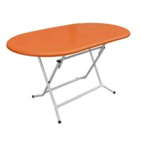 Table Sotufab Pliante Ovale 145×78 Werzalit – Marron –  TC0059MR Tunisie