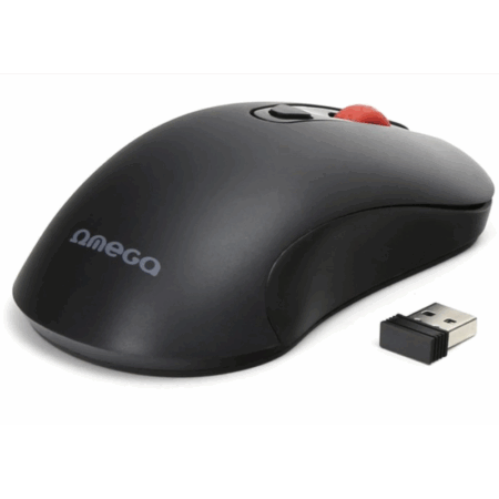 Souris Sans Fil Omega1600 Dpi OM-520 – Noir – OM0520WB Tunisie