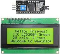 Module LCD série IIC I2C 1602, 16×2 caractères, jaune/vert avec rétroéclairage Tunisie
