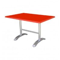 Table Rectangulaire Pliante 110×60 Cm Wz Socle Peinture – TC0051 Tunisie
