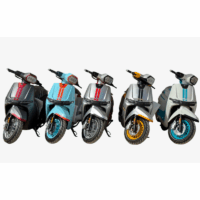 Scooteur La Vita 125CC injection – Silver & Rouge Tunisie