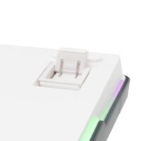Clavier Gaming White Shark GK-007251 Excalibur – Blanc Tunisie