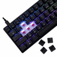 Clavier Mécanique WHITE SHARK SHINOBI 2 GK-004111 Noir – Red Switch Tunisie