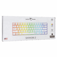 Clavier Mécanique WHITE SHARK SHINOBI 2 GK-004231 Blanc – Brown Switch Tunisie