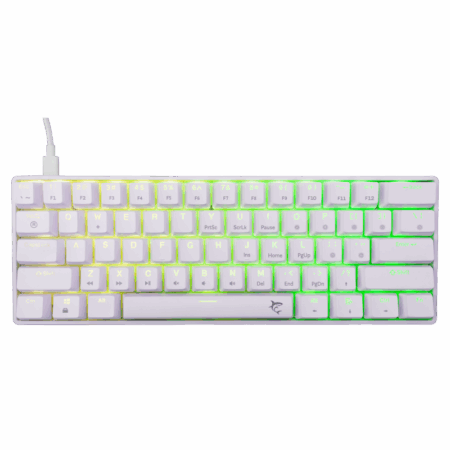Clavier Mécanique WHITE SHARK SHINOBI 2 GK-004231 Blanc – Brown Switch Tunisie