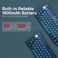 Clavier Gamer Mécanique Redragon Noctis K632 Pro RGB – Bleu – k632-pro Tunisie