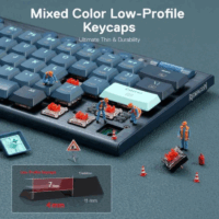 Clavier Gamer Mécanique Redragon Noctis K632 Pro RGB – Bleu – k632-pro Tunisie