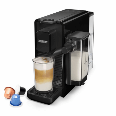 Machine à Café à Capsules & Latte Pro Princess 249455 Noir Tunisie