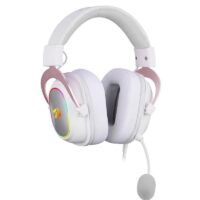 Micro Casque Gamer REDRAGON Zeus X H510WR-RGB – Blanc&Rose Tunisie