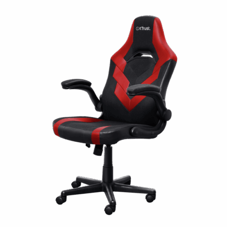 Chaise Gaming Trust GXT703R Ruya Avec Accoudoirs – Rouge & Noir – 24986 Tunisie