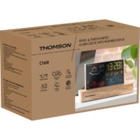 Réveil et Station Météo Thomson avec socle  – Bois – CT610  Tunisie