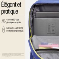 Sac à dos HP Campus Pour Ordinateur Portable 15.6 » – Bleu et Jaune -7J596AA Tunisie
