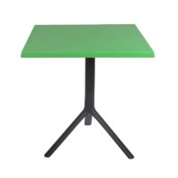 Table Bistrot Noa 3 Pieds 70×70 Cm Werzalit Socle Peinture Noir Sotufab – Redden Wood – TBIS144NR Tunisie