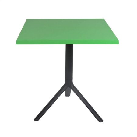 Table Bistrot Noa 3 Pieds 70×70 Cm Werzalit Socle Peinture Noir Sotufab – Pistache – TBIS144NR Tunisie