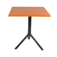 Table Bistrot Noa 3 Pieds 70×70 Cm Werzalit Socle Peinture Noir Sotufab – Noyer Rotin – TBIS144NR Tunisie