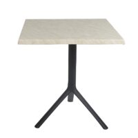 Table Bistrot Noa 3 Pieds 70×70 Cm Werzalit Socle Peinture Noir Sotufab – Maracaibo – TBIS144NR Tunisie