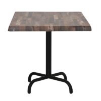 Table Bistrot 70×70 Wz Socle Métallique En Tube Rond – Indien – TBIS093 Tunisie