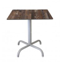 Table Bistrot 70×70 Cm Compact Socle Peinture Sotufab – Blanc – TBIS104 Tunisie