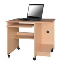 Bureau Informatique Classique Sotufab À Roulettes – Hêtre – BI0116 Tunisie