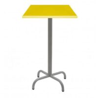 Table Haute 60×60 Cm Werzalit Socle Métallique Sotufab – TPIZ043 Tunisie