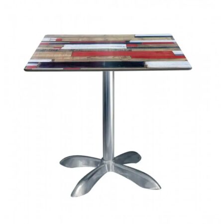 Table Bistrot Carré 70×70 Cm Top Stratifié Compact Sotufab – TBIS100 Tunisie
