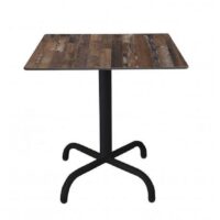 Table Bistrot 70×70 Cm Compact Socle Peinture Sotufab – Noir – TBIS104 Tunisie