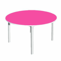 Table Maternelle Ronde D90 Sotufab – Rouge – MA14 Tunisie
