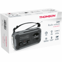 Radio solaire d’urgence Thomson Longue Durée -Gris  – RT280G Tunisie