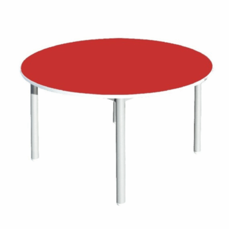 Table Maternelle Ronde D90 Sotufab – Rouge – MA14 Tunisie