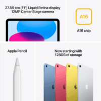 Apple Ipad 11&Prime; 128Go Wifi – Jaune – MD7H4QA/A Tunisie