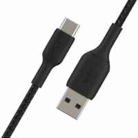 Câble De Charge Belkin Tresse BoostCharge USB-A Vers USB-C 1M – Noir – CAB002BT1MBK Tunisie