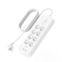 Multiprise Belkin avec ports USB-C (8 prises, 2 ports USB-C) – Blanc – SRB004VF2M Tunisie