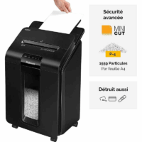 Destructeur de Documents Fellowes Automax 100M – Noir – FEL-DEST42 Tunisie