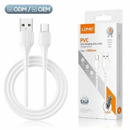 Câble Chargeur Ldnio Micro – Blanc – LS841 Tunisie