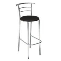 Tabouret Chromé Casa Assise En Werzalit – Marbré – TABC0002 Tunisie