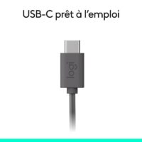 Casque Logitech USB-C Stéréo H390 Noir – 981-001576 Tunisie