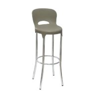 Tabouret Dallas Socle Chromé – Bleu – TABC0010BL Tunisie