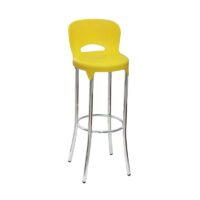 Tabouret Dallas Socle Chromé – Noir – TABC0010NR Tunisie
