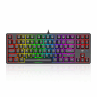 Clavier Gaming Filaire Mécanique T-Dagger Vex 87 TKL RGB – Noir – T-TGK332 Tunisie